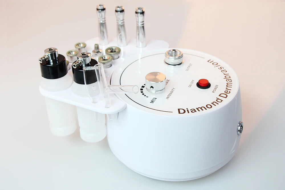 AOKO 3 in 1 Diamond Microdermabrasion Beauty Machine Vacuum Suction Tool Water Spray Facial Moisten Face Exfoliate Skin Peeling
