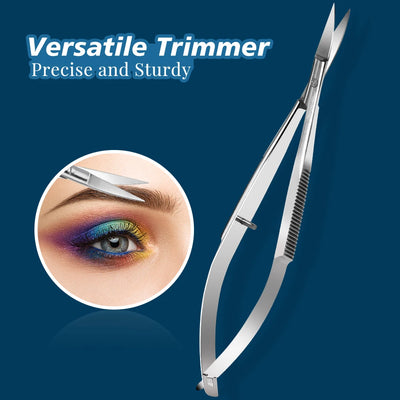 Professional Nail Scissor Manicure Tool For Nails Eyebrow Nose Eyelash Cuticle Scissors Curved Pedicure Scissors