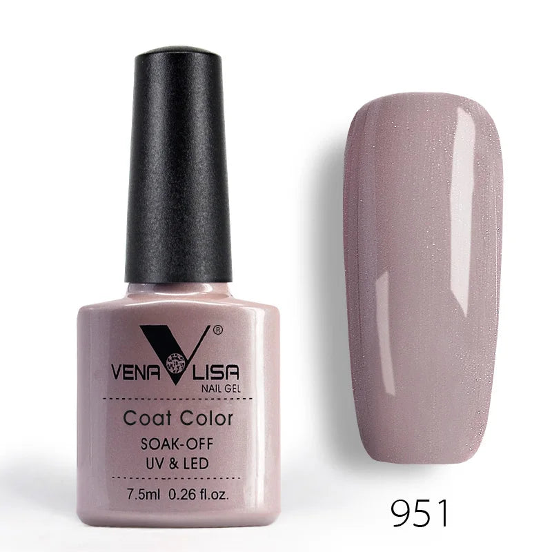 Venalisa 7.5ml Fashion Shiny Soak Off UV Gel Nail Gel Polish Cosmetics Nail Art Manicure Nails Gel Polish Tips Nail Varnish