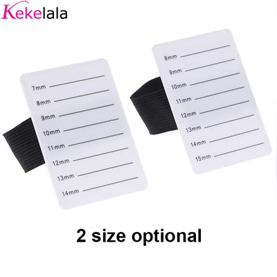 Acrylic Eyelash Extension Organizer Pallet False Lash Stand Tile Palette Eyelash Holder with Belt Graft Lash Scale Tools