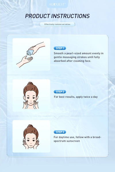 AUQUEST Retinol Lifting Firming Cream Skin Care Collagen Anti Wrinkle Whitening Remove Fine Lines Facial Care Beauty Health