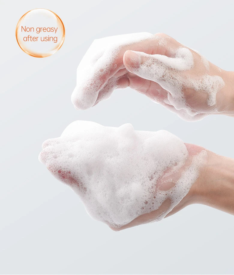 JoyPretty Vitamin C Facial Cleanser Oil Control Exfoliates Deep Cleaning Moisturizing Face Skin Care Cosmetics