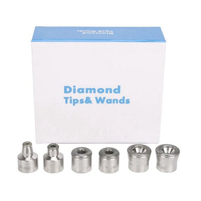 Diamond Microdermabrasion Spare Parts 9 Tips 3 Wands For Facial Skin Peeling Blackhead Remover Face Care Salon Beauty