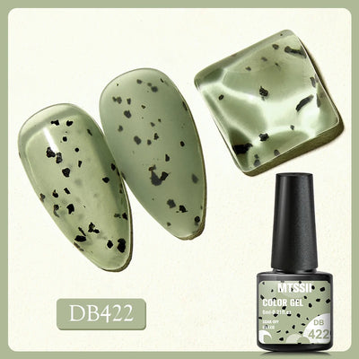 Mtssii 6ml Nail Gel Jelly Eggshell Gel Nail Polish Transparent Gel Soak Off Nail Art Gel UV LED Varnish