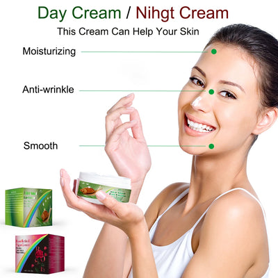 Retinol Snail Aloe Face Cream Anti-Wrinkle Whitening Moisturizing Anti-Aging Facial Day Night Cream Skin Care  Korean Cosmetics
