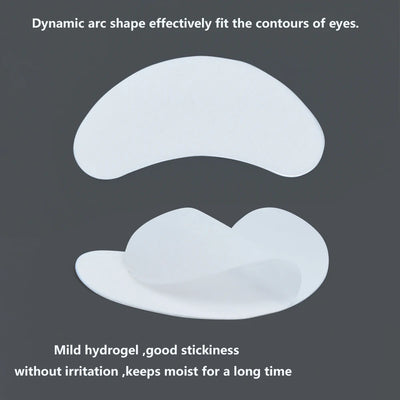 20/50/100 Pairs Eyelashes Patch Hydrogel Patches Eyelash Extension Patch Lash Extension Supplies Gel Pad Under Eye Patches Pads