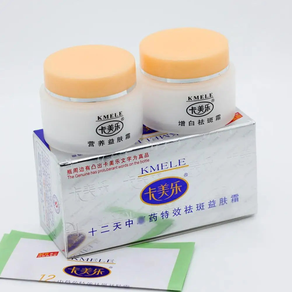 Original Kmele Whitening Cream Face Cream Moisturizing Cream Freckle Care Fade Repare Remover Bottles Skin Freckles 2 Set V7I0