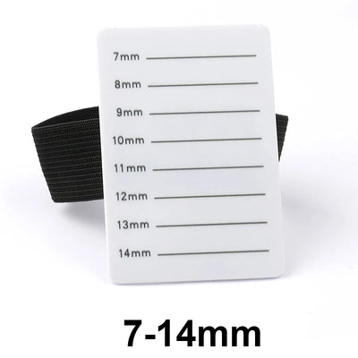 Acrylic Eyelash Extension Organizer Pallet False Lash Stand Tile Palette Eyelash Holder with Belt Graft Lash Scale Tools