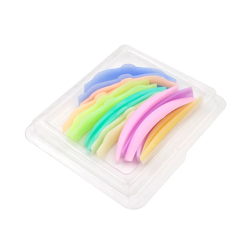 4/5/7 Pairs Silicone Eyelash Perming Pad Lash Lifting Kit Recycling 3D Eyelashes Curler Rods Shield Lashes Extension Supplies