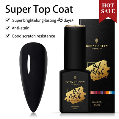 BORN PRETTY 15ML Milky Pink Rubber Base Gel Camouflage Color Coat Jelly White Nude Soak Off Nails Gels Varnish Self-leveling Gel