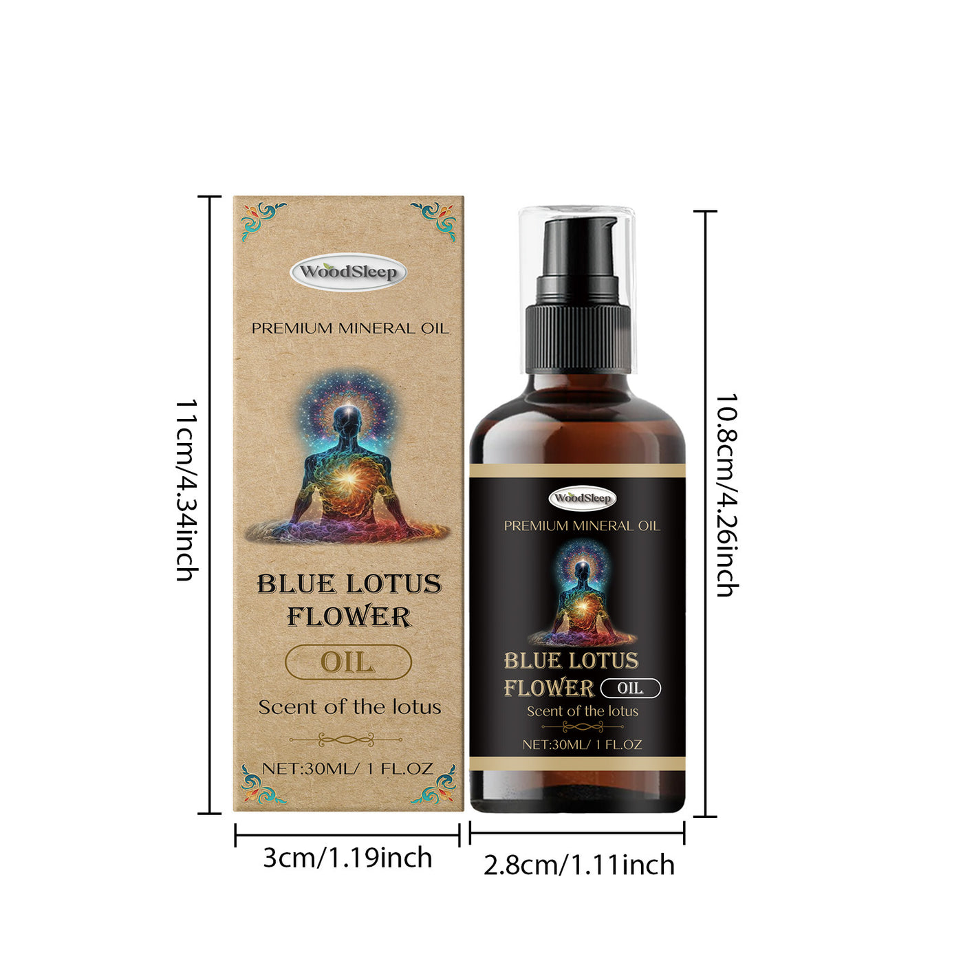 Blue Lotus Essential Oil Pure Organic Aromatherapy Diffusers Humidifiers Hair Nails Body Care Refresh Relax Moisture Plant Oil