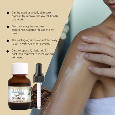 Pure Cyperus Rotundus Oil for Hair Removal Reducing Redness Armpit Legs Arms Body Hair Growth Inhibitor Repair Beauty Skin Care