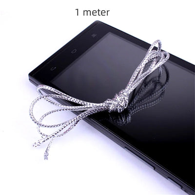 Dreadlock Braids Hair Accessories Silver Gold Braiding Hair Deco Styling Shimmer Stretchable African Braid Braided Elastic Cord