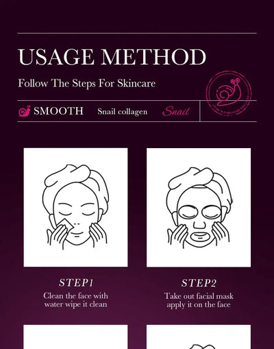 1/3/5/10pcs Snail Collagen Moisturizing Face Mask Replenishment Firming Tender Facial Mask Skin Care Korean Cosmetics