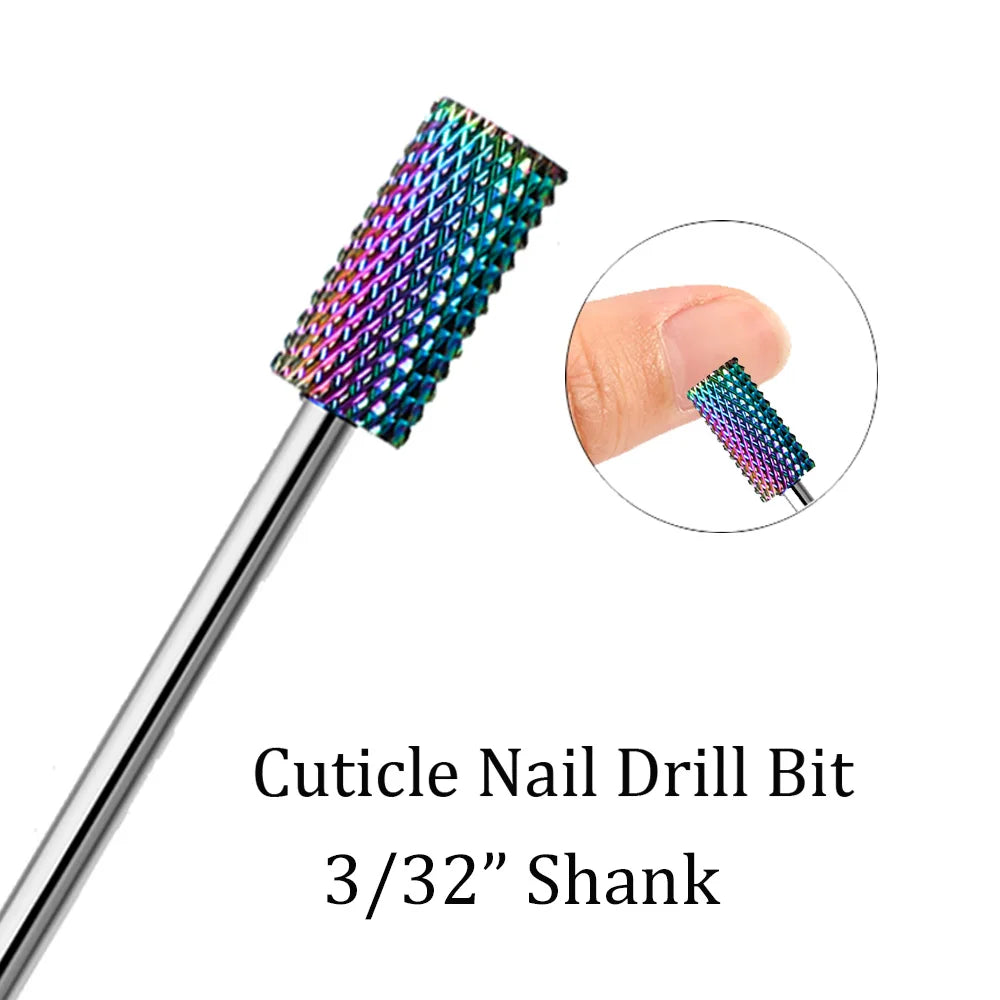 1pc Tungsten Carbide Nail Drill Bit Cutter For Manicure Machine Carbide Electric Nail Drill Milling Cutter For Nail Accessories