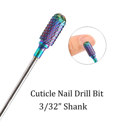 1pc Tungsten Carbide Nail Drill Bit Cutter For Manicure Machine Carbide Electric Nail Drill Milling Cutter For Nail Accessories