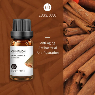 EVOKE OCCU 10mL Essential Oil, Lavender Jasmine Rose Vanilla Pure Natural Oil for Diffuser Humidifier Massage Candle Soap Making