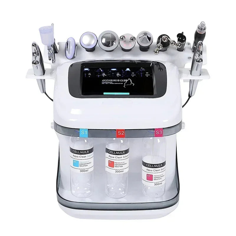 Hot Selling! 10IN1 Water Oxygen Jet Peel Hydro Beauty Skin Cleansing facial Machine Facial Machine Water Aqua Peeling for spa