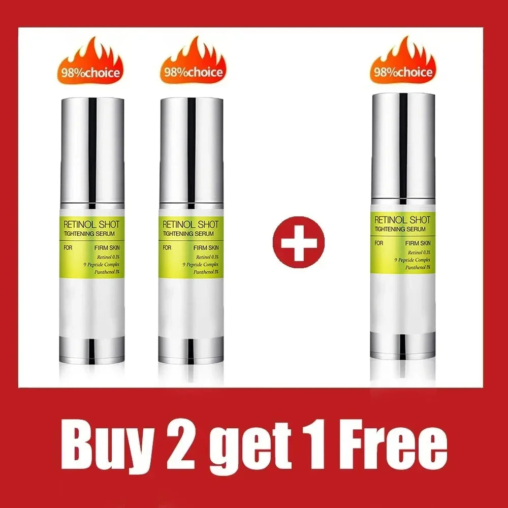 Retinol Shot Tightening Face Serum Wrinkle Remover Lifting Firming Fade Fine Lines Shrinking Pores Moisturizing Skin Care 2025