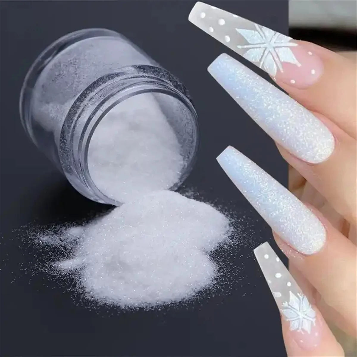 6Bottles Iridescent  Fine Glitter Series Powder Resin Supplies Glitters (10g) Flake Crafts Sequins Epoxy Chips Flakes for Tumble