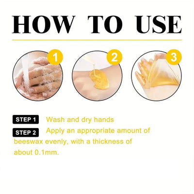 60g Bee Venom Chamomile Hand Mask, Natural Plant Ingredients, Physical Exfoliation, Heavy Hands and Feet, Delicate, Smooth, Moisturizing and Translucent, Suitable for Hands and Feet