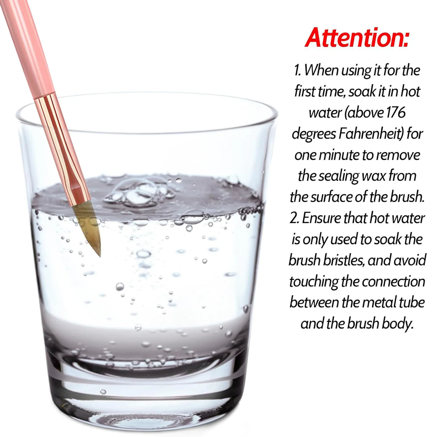 3/4/5 PCS Kolinsky Nail Art Brush Acrylic Powder Application Nail Mink Brush Gel Builder Nail Tools Manicure Extension Carving