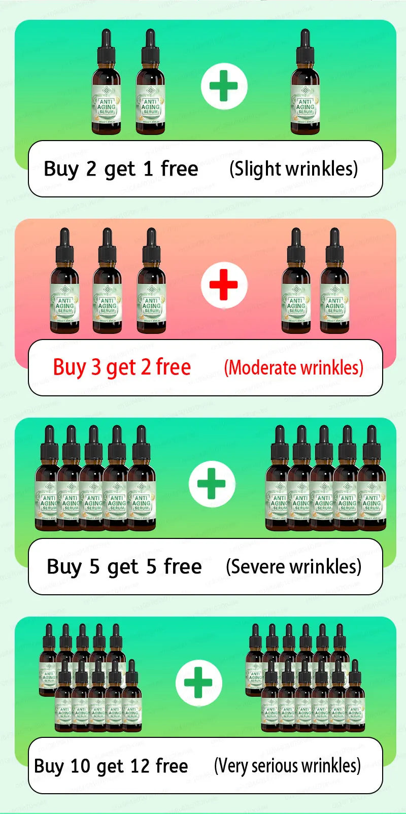 20 years younger，100% wrinkles disappear