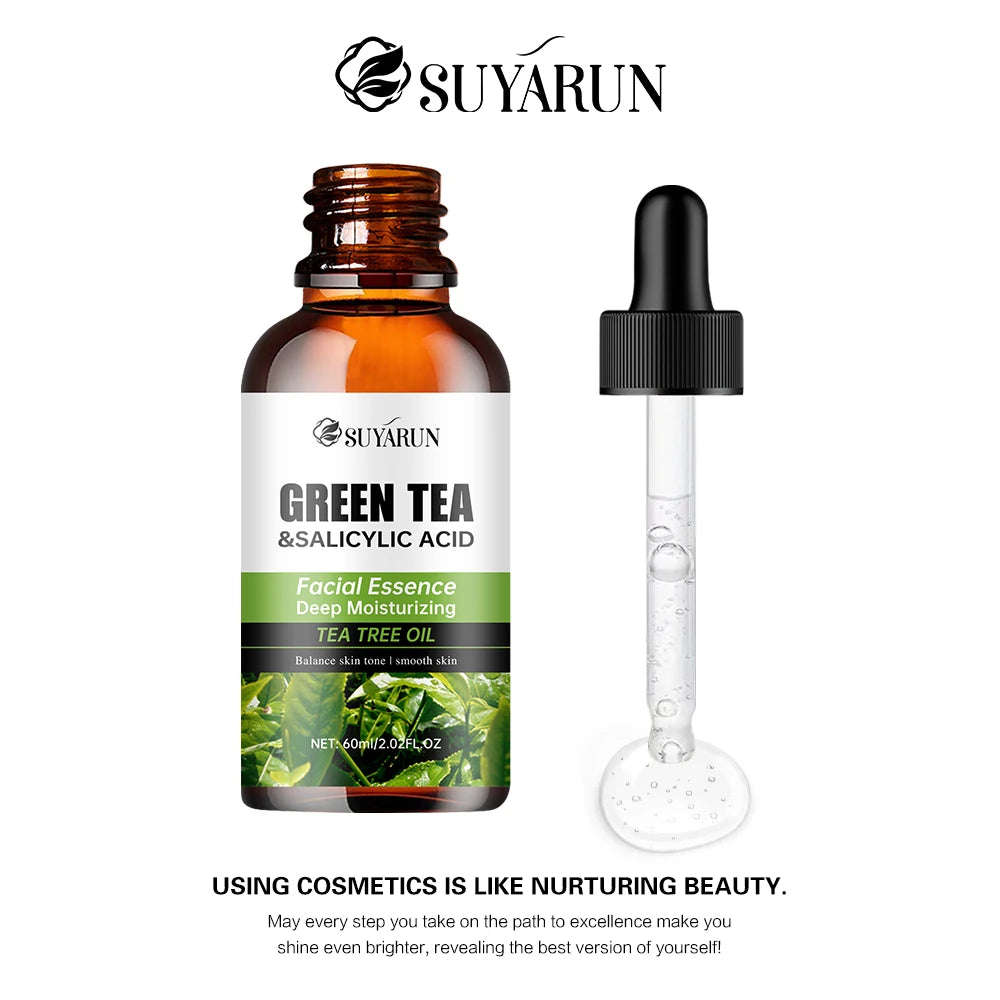 Contains salicylic acid and green tea to remove dark spots Moisturizing Repair Anti-aging Essence Facial Skin Care