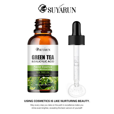Contains salicylic acid and green tea to remove dark spots Moisturizing Repair Anti-aging Essence Facial Skin Care