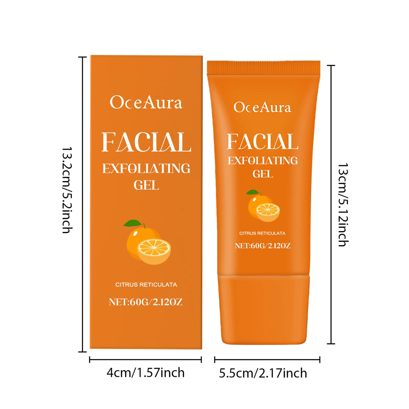 Vitamin C Exfoliating Gel Moisturizer Lighten Melanin Deep Cleansing Pore Facial Bleaching Remove Dark Spot Peeling Face Scrub