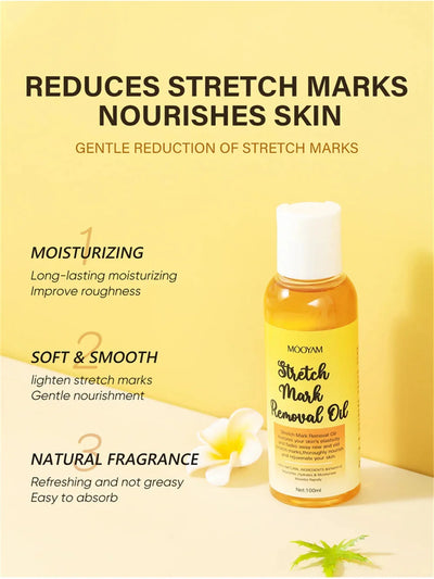 Stretch Mark Removal Oil Removes Postpartum Pregnant Women Scar Repair Obesity Stretch Mark Anti-Aging Firming Serum Skin Care