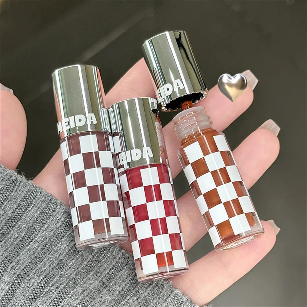 6 Color Punk Dark Red Lip Gloss Matte Lipstick Lasting Waterproof Smoky Dark Nude Purple Durable Natural Lip Tint Korea Makeup