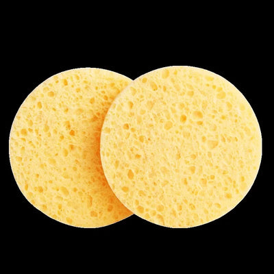 5-10pcs Face Round Makeup Remover Tools Wood Pulp Makeup Beauty Sponge Cellulose Compress Cosmetic Puff Facial Washing Sponge