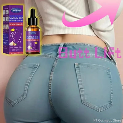 Garlic Buttock Enlargement Essential Oil Buttocks Firming Lifting Shape Massage Growth Increase Tighten Sexy Big Butt Body Care