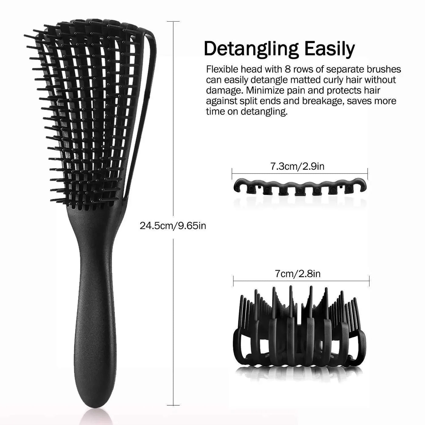 1pcs Octopus Hair Brush Detangling 8-claw Comb Scalp Massage Comb Anti-static Hollow Tangled Hairbrush Hair Styling Tools