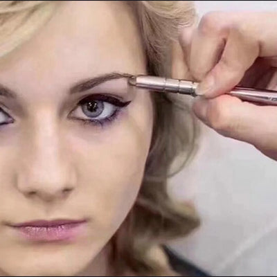 Hair Sculpting Pen + 10 Blades Professional Trimmer Styling Brow Shaving Crochet