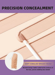 QIBEST Concealer Liquid Foundation Face Makeup Women Brightening Cream Full Coverage Concealer Lasting Modify Corrector Skin