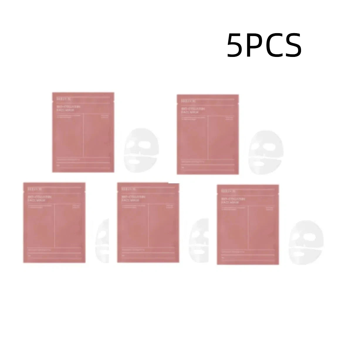 10/5/3pcs Bio Collagen Face Mask Shrink Pores Deep Hydrating Overnight Mask Moisturizing Refreshing Brightening Face Skin Care