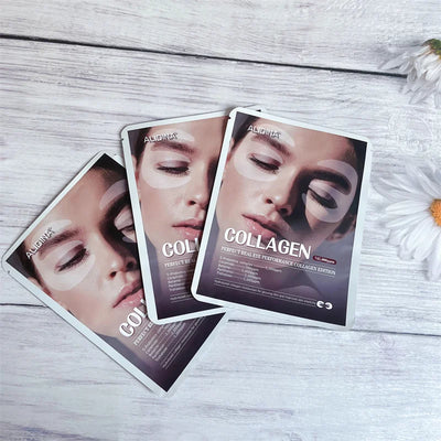 ZS Korean Perfect Real Performance Collagen Eye Mask For Dark Circles & Puffiness Hyaluronic Acid Hydrolyzed Collagen Eye Patch