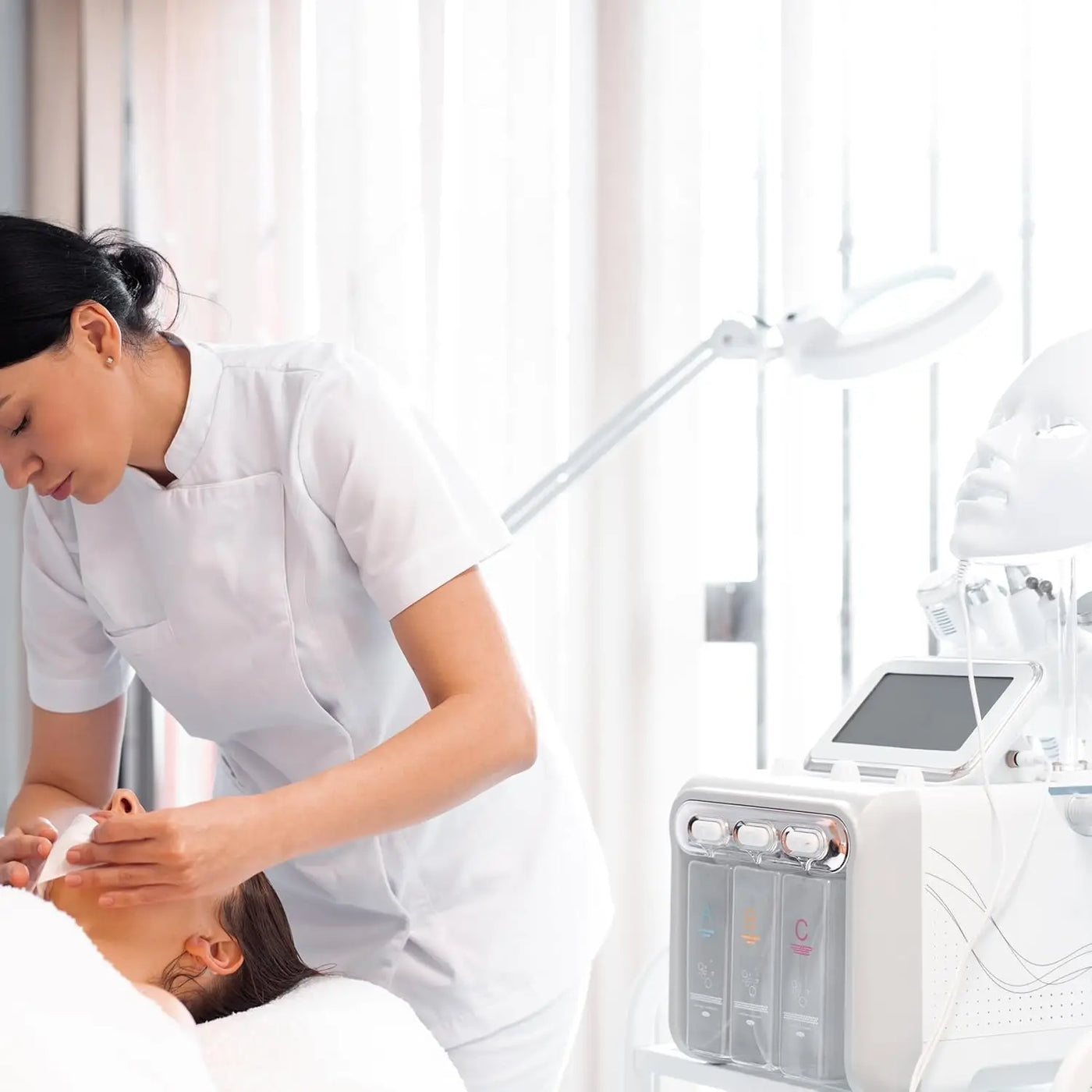 H2O2 Replacement Parts for Device Beauty Machine Spare Parts A B C Bottle Waste Deep Cleansing NOT INLUDING MACHINE