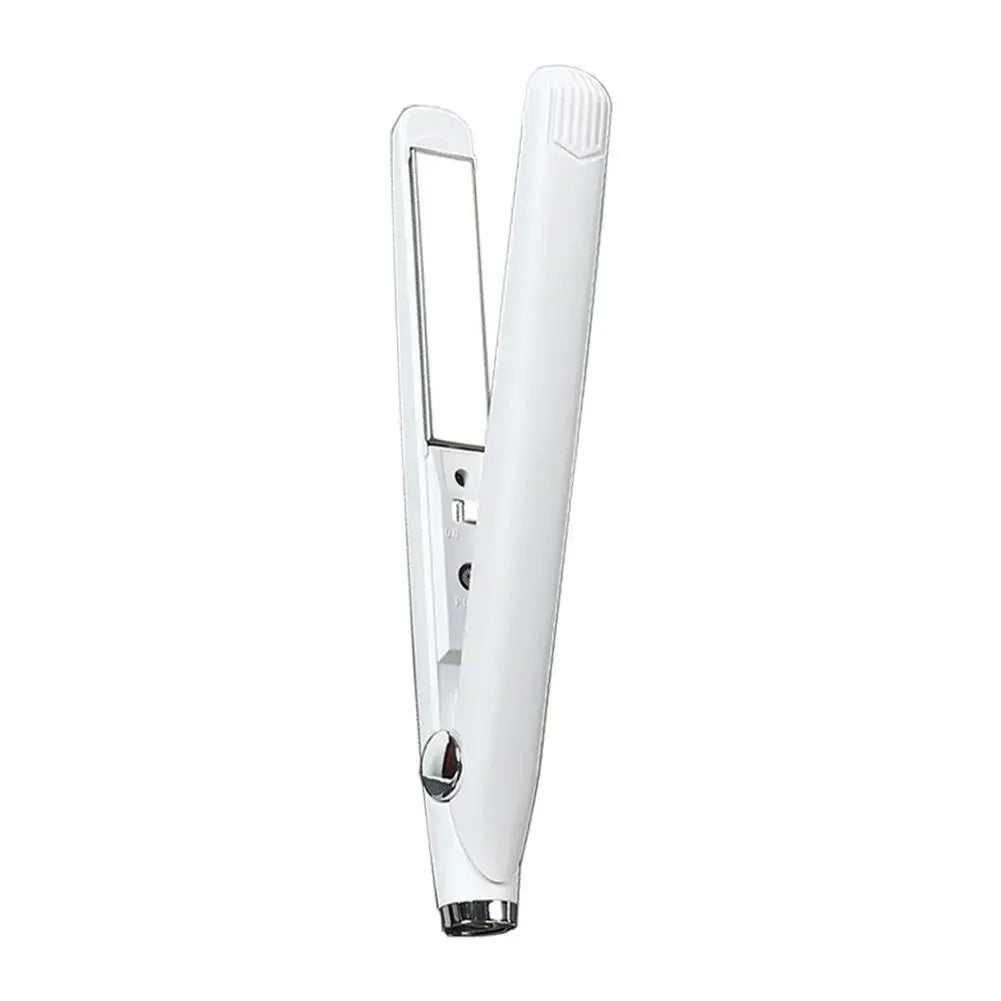 Mini Usb Portable Cordless Hair Straightener Curler Styling Flat Iron Rechargeable Split Professional Curling Straightening V7w7