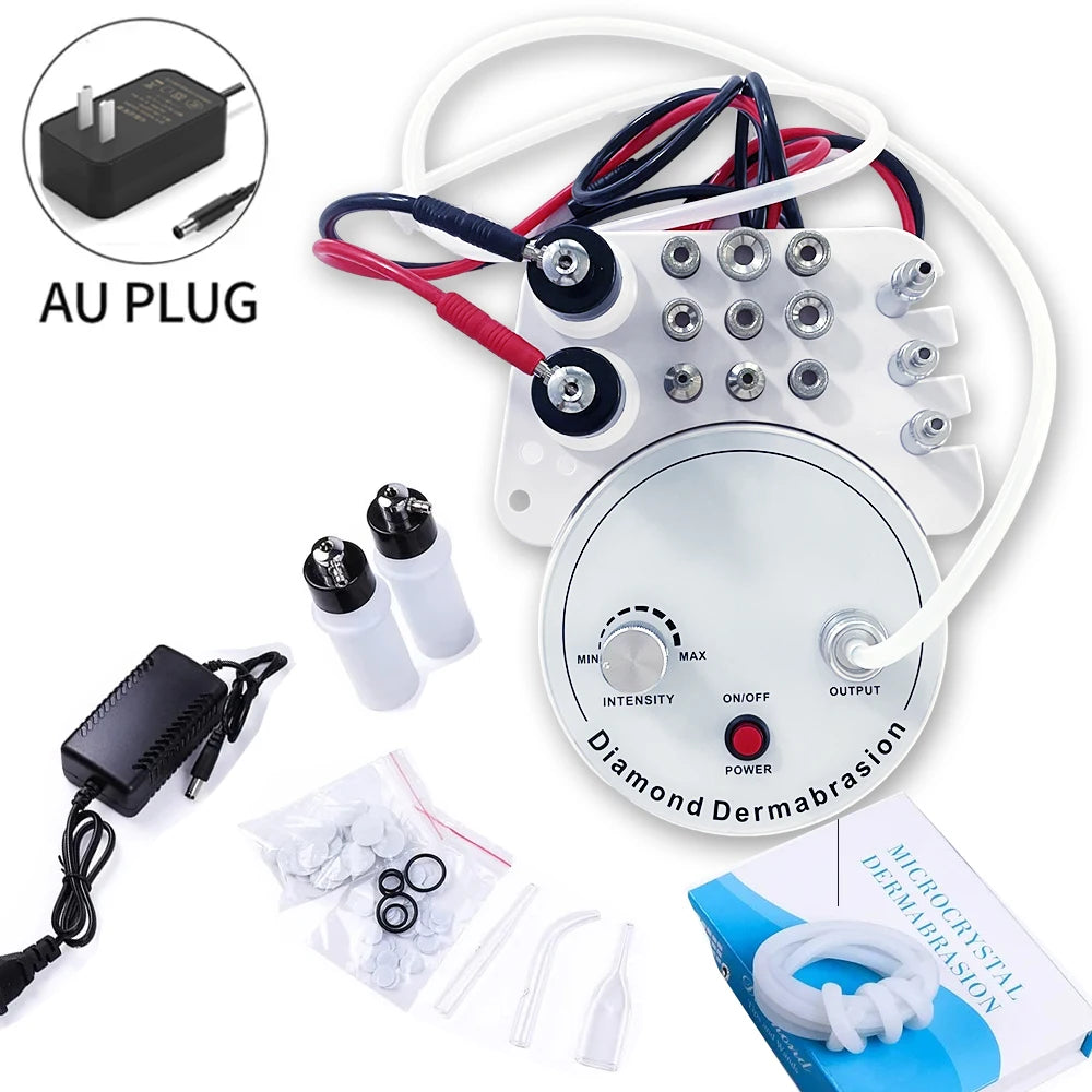 3 In 1 Combo Beauty Diamond Microdermabrasion Dermabrasion Machine Water Spray Exfoliation Machine Wrinkle Face Peeling Set