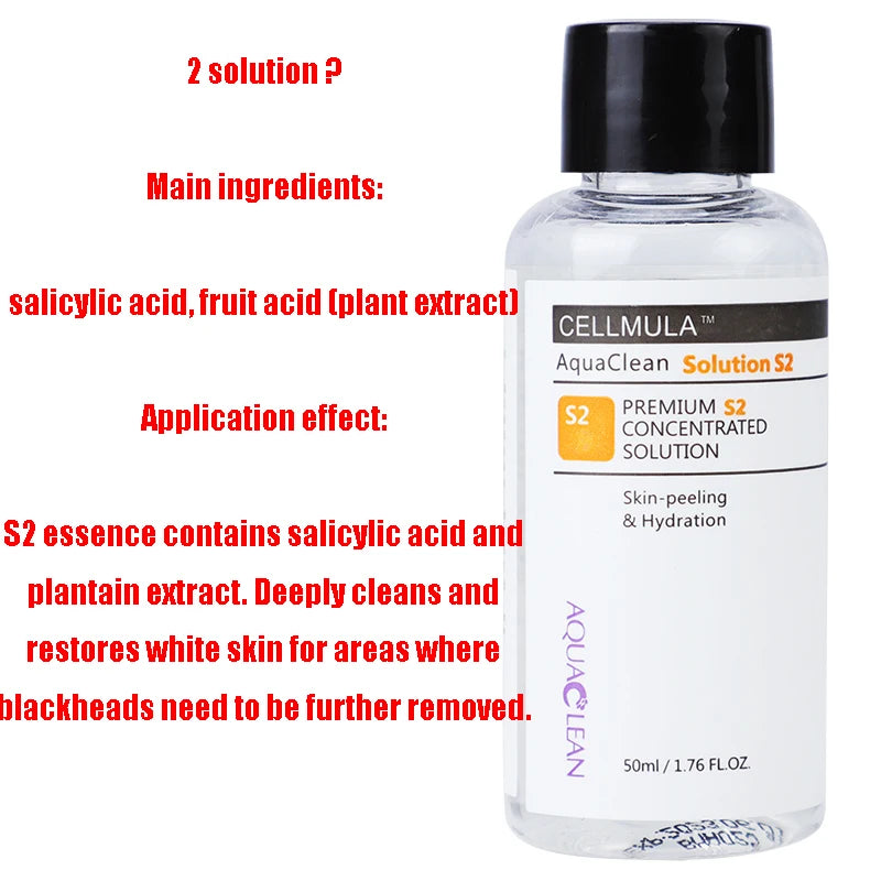 Serum Aqua Peeling Solution Skin Clear Essence Product Hydro Serum for Hydro Dermabrsssion Machine Skin Deep Cleaning 50ml=800ml