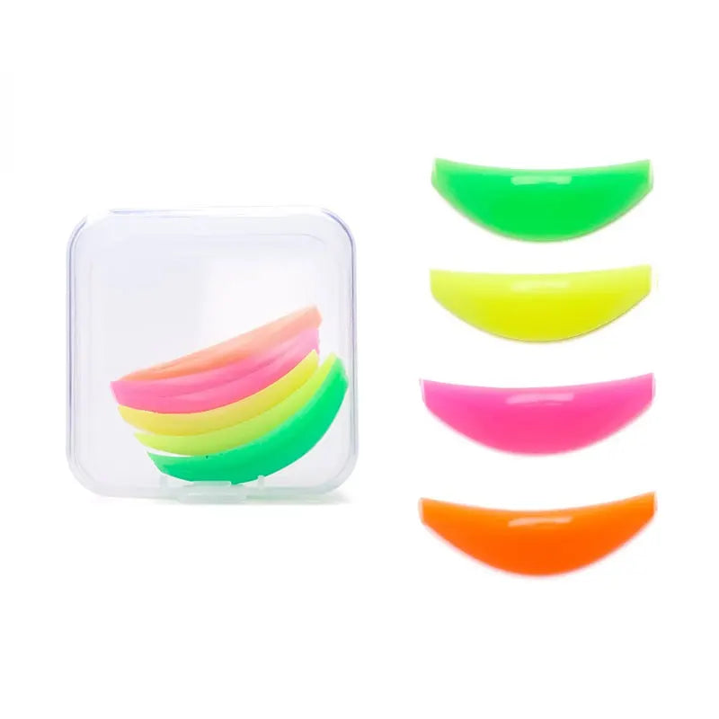 4/5/7 Pairs Silicone Eyelash Perming Pad Lash Lifting Kit Recycling 3D Eyelashes Curler Rods Shield Lashes Extension Supplies