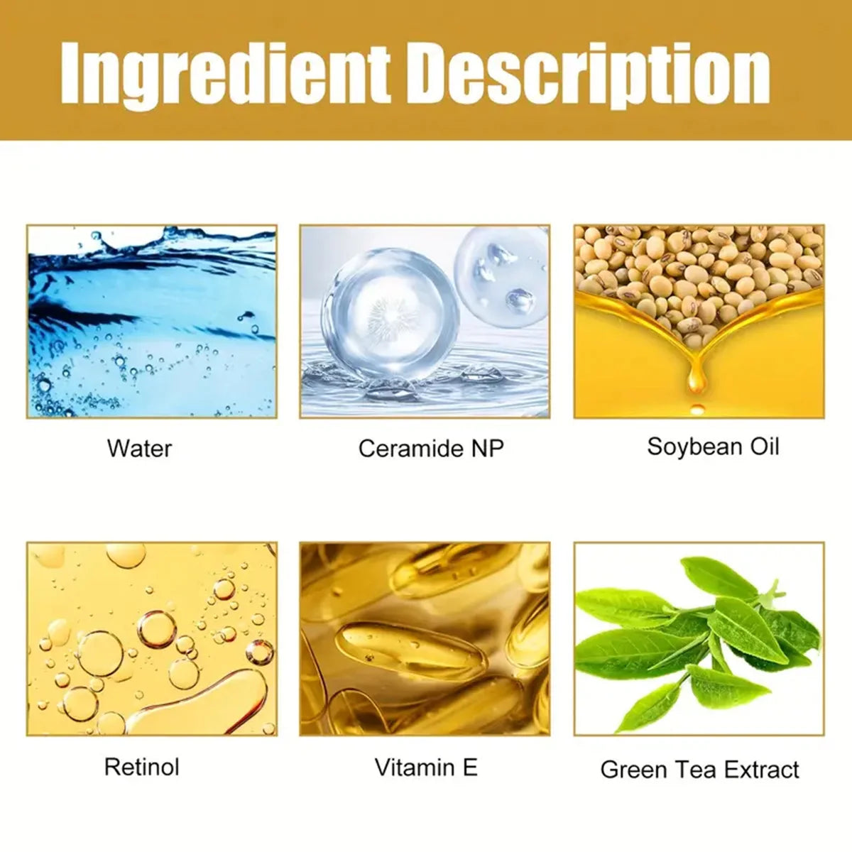 nicotinamide essence removes black spots and acne, improves facial scars, brightens skin tone and revitalizes face