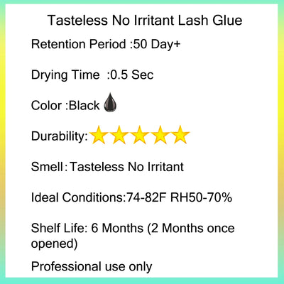 1PCS Sensitive Eye Lash Glue No Irritant 5ml Fast Dry Semi-Permanent Open Eye Eyelash Glue Extension Supplies Bonder Lash Primer