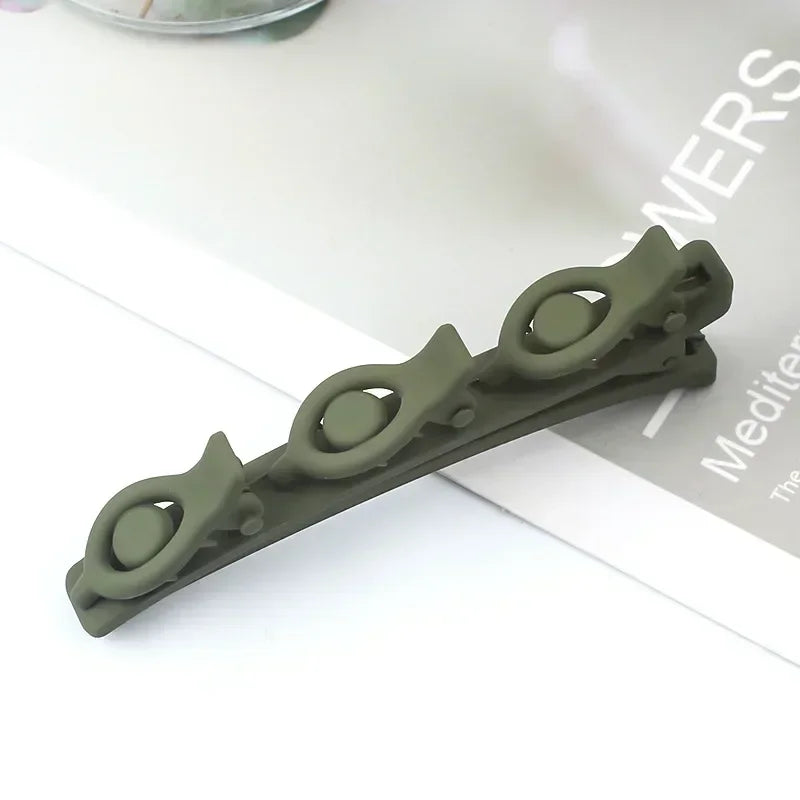 Double Layer Braided Hairpin Broken Hair Fixed Clip Women Girls Korean Fashion Hairpin Headband Hairpin Lazy Styling Accessories