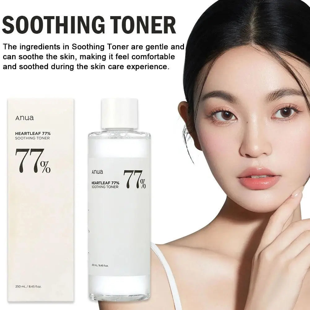 1/2Pcs Anua Heartleaf 77 Soothing Toner pH 5.5 Trouble Care, Calming Skin, Refreshing, Hydrating, Purifying Face Skin Care