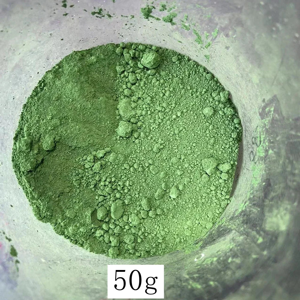 Cosmetic Grade Matte Chromium Oxide Hydroxide Green Pigment Iron Oxide Powder Use Lipstick DIY Nail Polish Brick Paint Candle