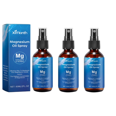 60ml Pure Magnesium Oil Spray Relieve Muscle Soreness Pain Mind Soothing Better Sleep Quality Deep Relaxation Body Health Care